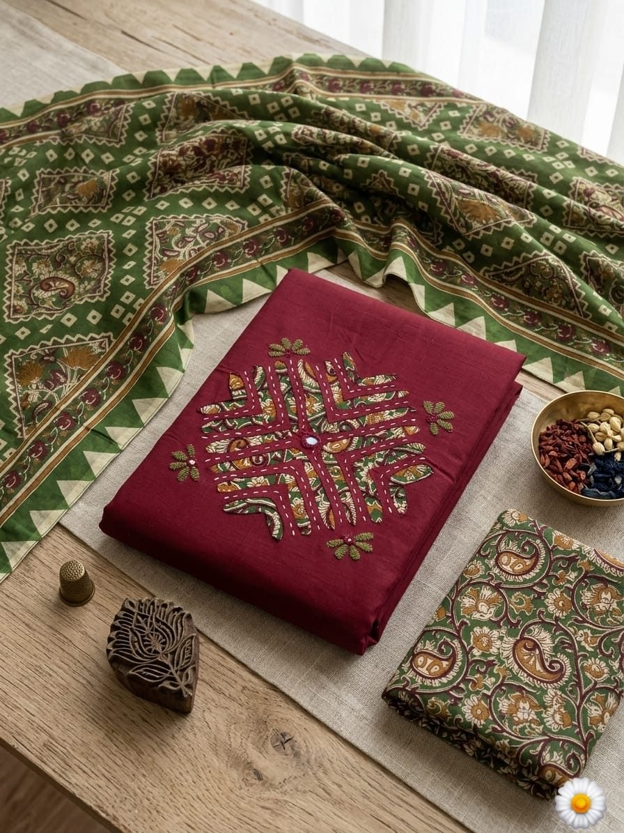 Ajrakh applique